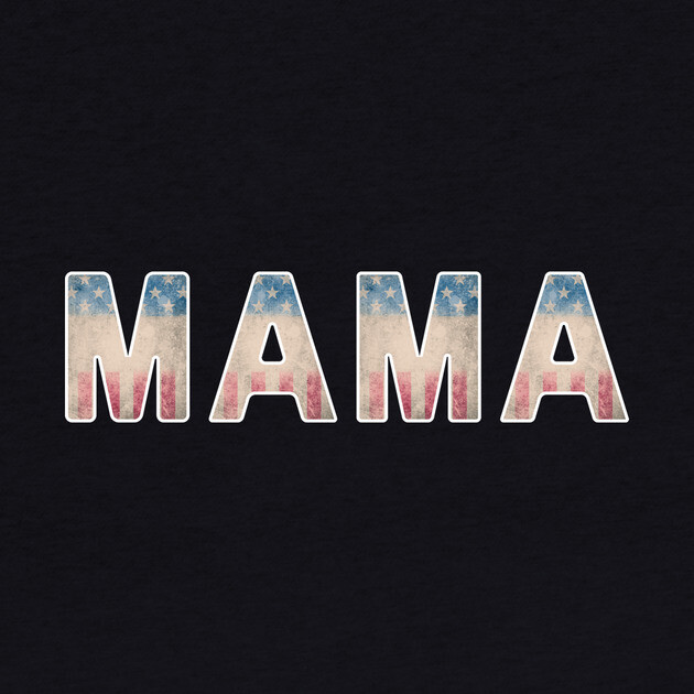 Vintage US Flag Mama by The WYLD Tribe