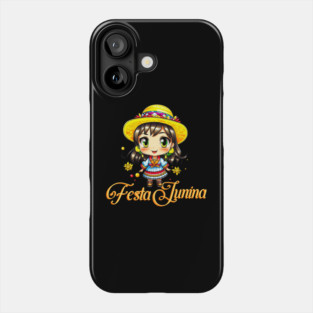 Festa Junina Cute Farm Girl Phone Case