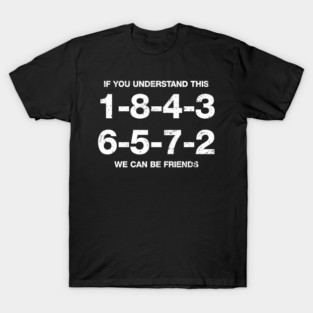 1-8-4-3-6-5-7-2 Firing Order T-Shirt
