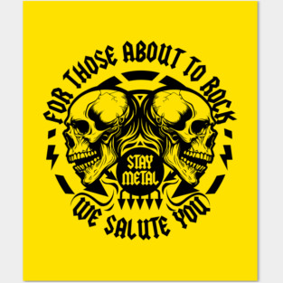 FOR THOSE ABOUT TO ROCK Posters and Art