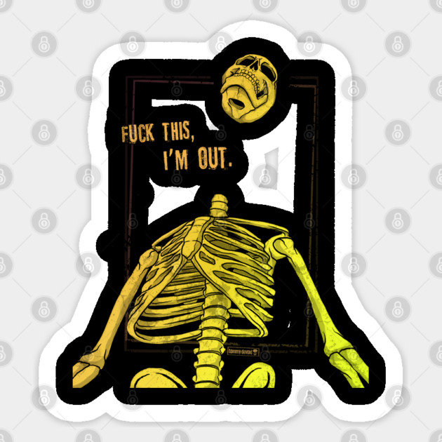 Its (not) been fun. Sticker by Tommy Devoid
