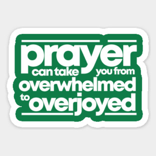 PRAYER CAN Sticker