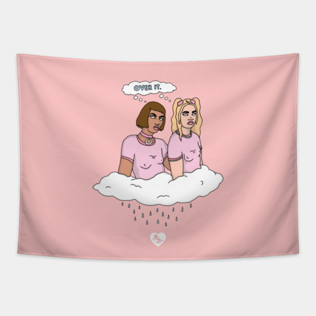 Over It... Tapestry by AilieBanks