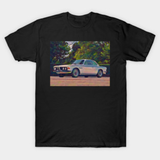 Classic E9 3.0 CSL – Retro Touring Coupe Artwork T-Shirt