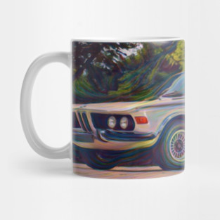 Classic E9 3.0 CSL – Retro Touring Coupe Artwork Mug