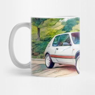 Peugeot 205 GTI – Iconic French Hot Hatch Art Mug