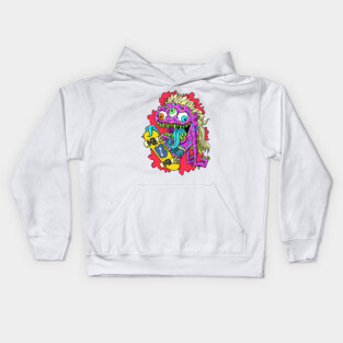 Monster Mullet Kids Hoodie