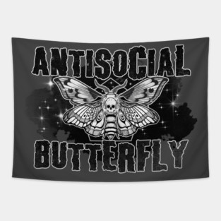 Antisocial Butterfly Tapestry