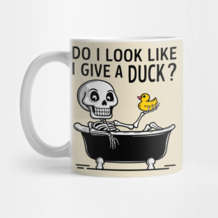 Do I Look Like I Give A Duck Carefree Attitude Mug