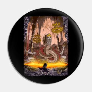 Serpent Slayer Pin