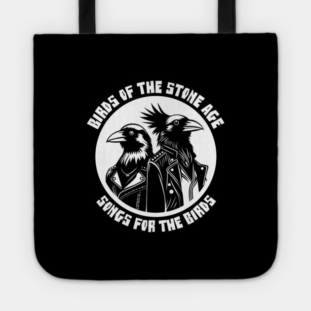 BIRDS OF THE STONE AGE Tote by artslaves