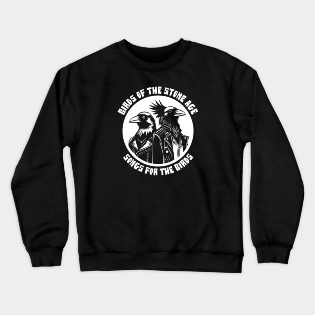 BIRDS OF THE STONE AGE Crewneck Sweatshirt by artslaves