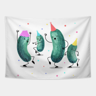 Pickle Party! Tapestry