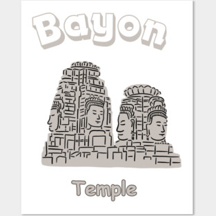 Bayon temple Posters and Art