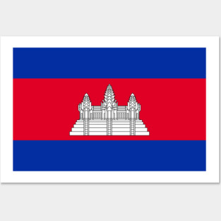 Cambodia National Flag Posters and Art