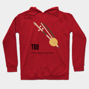 Khmer musical instrument - Tro ទ្រ Hoodie