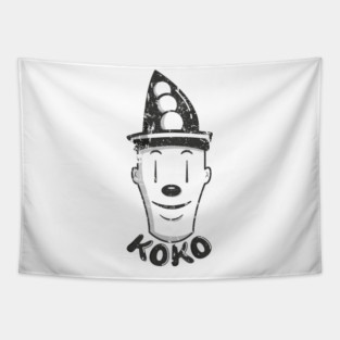 Koko the clown Tapestry