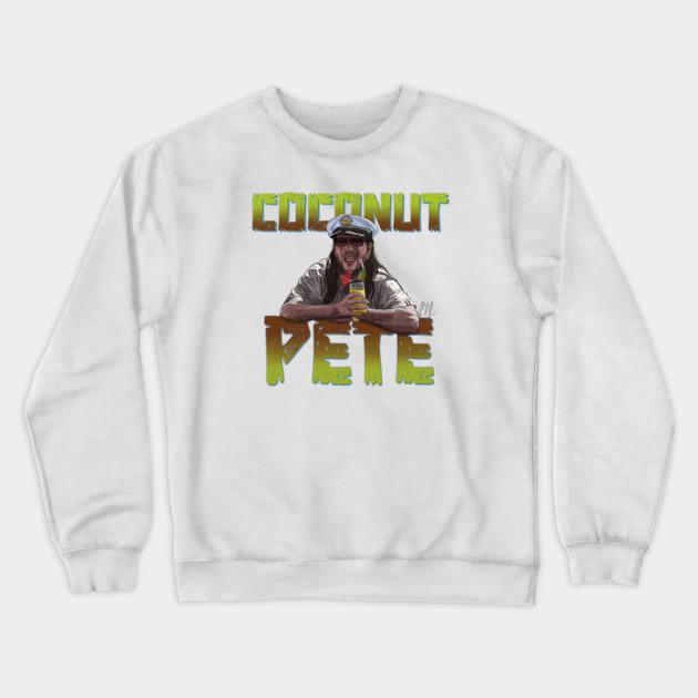 Club Dread: Coconut Pete Crewneck Sweatshirt by 51Deesigns