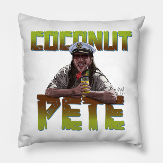Club Dread: Coconut Pete Pillow by 51Deesigns