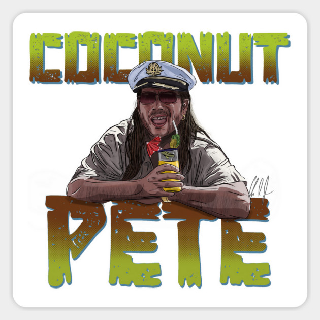 Club Dread: Coconut Pete Magnet by 51Deesigns