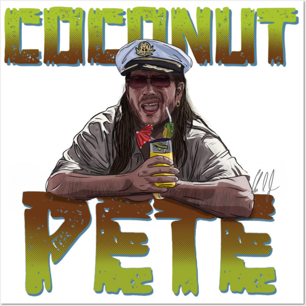 Club Dread: Coconut Pete Wall Art by 51Deesigns