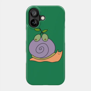Olive Snail Phone Case