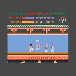 8 Bits Kung-Fu T-Shirt