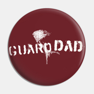 Guard Dad, 2-sided Color Guard variant Pin
