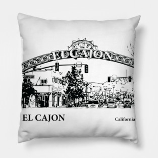 El Cajon California Pillow
