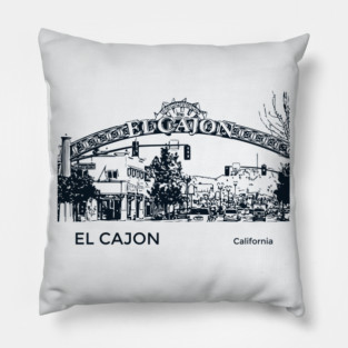 El Cajon California Pillow