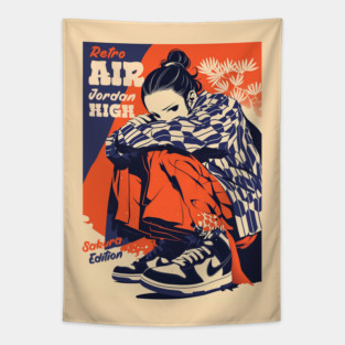 Otaku sneakers Tapestry