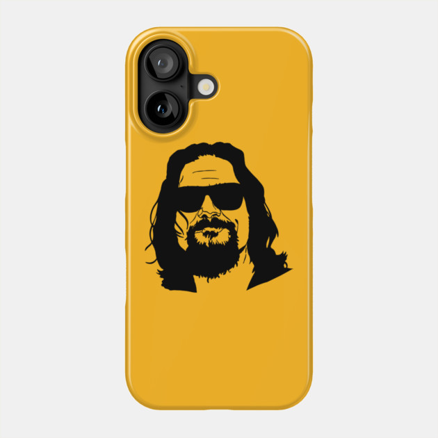 The Dude Abides The Big Lebowski Phone Case by SaverioOste