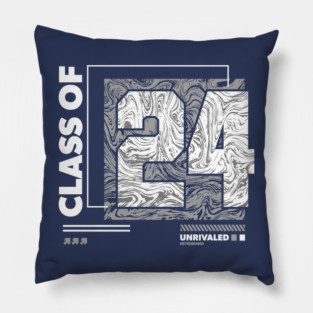 Class of 2024 Urban Streetwear // Graduation Class of '24 Pillow