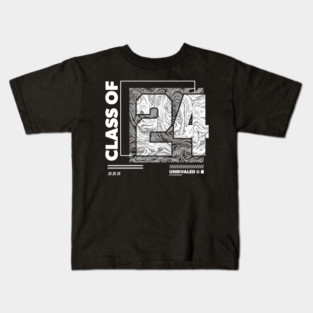 Class of 2024 Urban Streetwear // Graduation Class of '24 Kids T-Shirt
