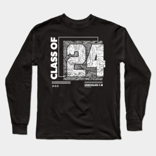 Class of 2024 Urban Streetwear // Graduation Class of '24 Long Sleeve T-Shirt