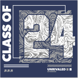 Class of 2024 Urban Streetwear // Graduation Class of '24 Posters and Art