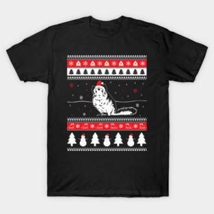 Chinchilla Ugly Christmas T-Shirt
