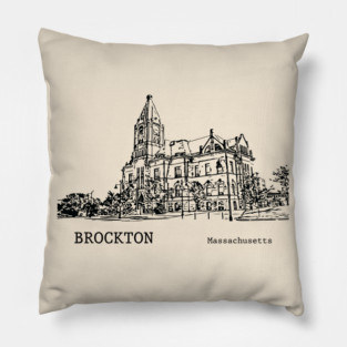 Brockton Massachusetts Pillow