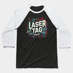 C'mon Laser Tag Squad Gun Gamer Matching Competition Novelty Baseball T-Shirt