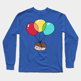 Balloon Hedgehog Long Sleeve T-Shirt