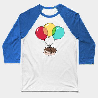 Balloon Hedgehog Baseball T-Shirt