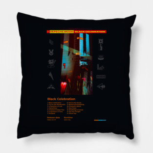 Black Celebration - Depeche Mode Pillow