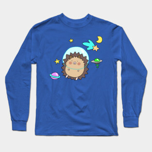 Space Hedgehog Long Sleeve T-Shirt