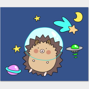 Space Hedgehog Posters and Art