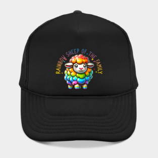 Rainbow Pride Sheep of the Family Hat