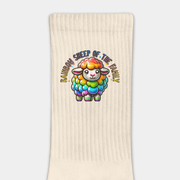 Rainbow Pride Sheep of the Family by HolidayBug