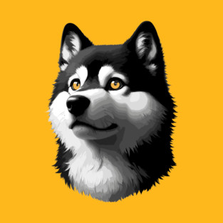 Stunning and Cool Hokkaido Monochrome and Gold Portrait for Father's Day T-Shirt