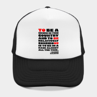 James Baldwin Quote Hat