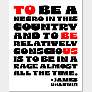 James Baldwin Quote Posters and Art