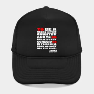 James Baldwin Quote Hat